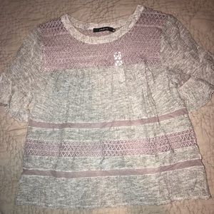 Knitted pattern blouse